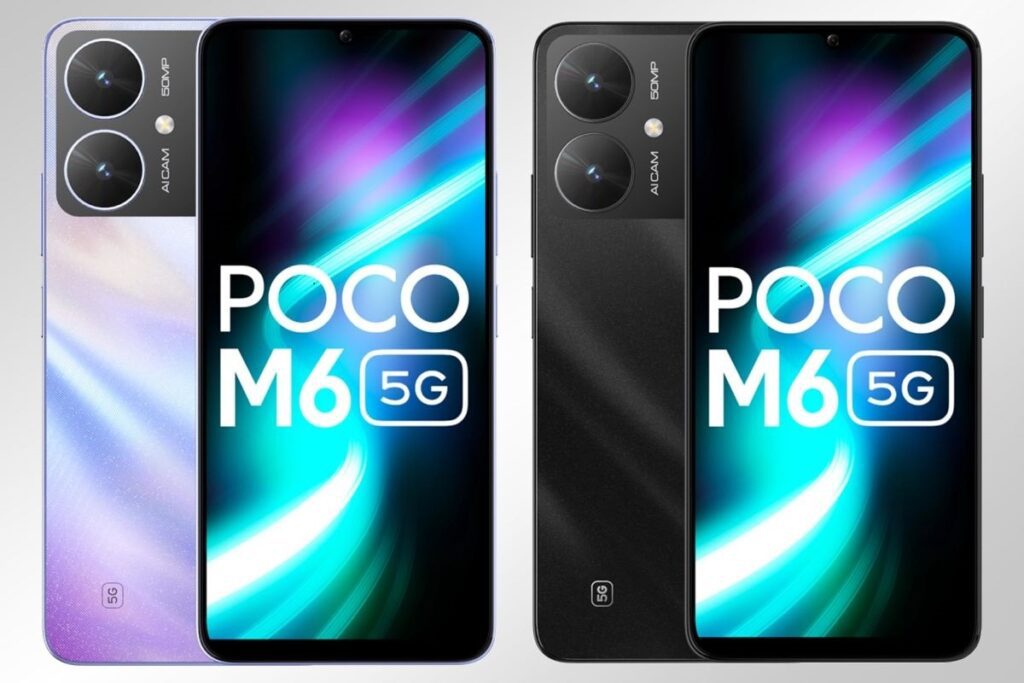 Poco M6 5G With MediaTek Dimensity 6100+ SoC, 5,000mAh Battery Launched in India: Price, Specifications