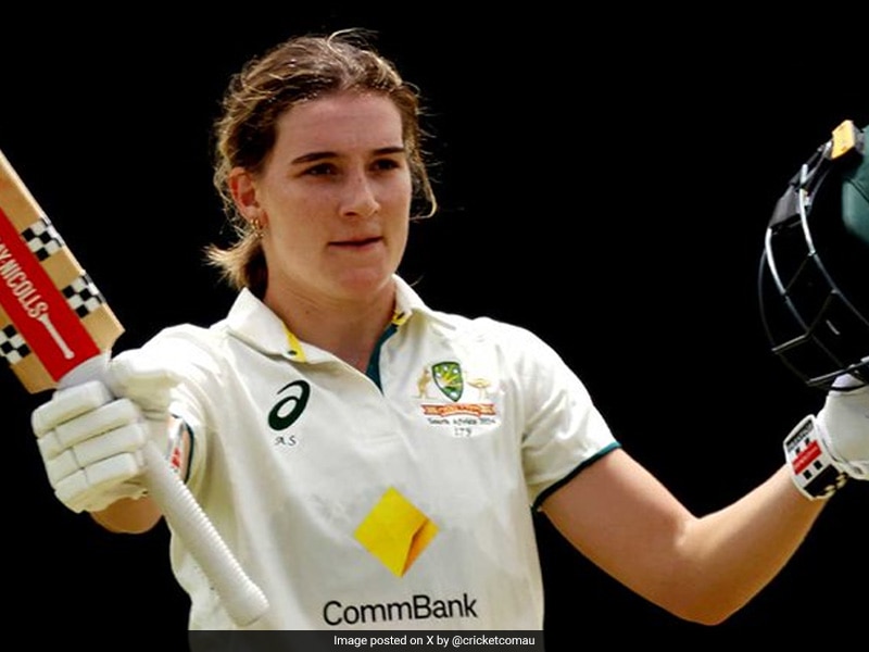 Australias Annabel Sutherland Smashes Fastest Double Century In Womens Test History