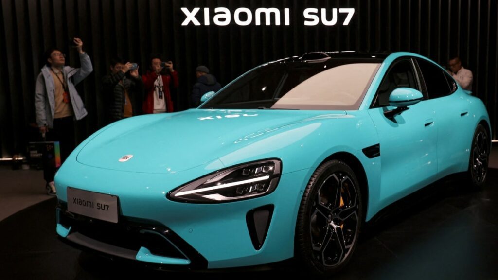 Xiaomi Launches SU7 Electric Car in China as Smartphone Maker Takes Aim at EV Giant Tesla