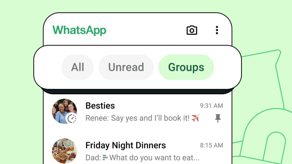 WhatsApp Adds Chat Filters to Catch Up on Unread Messages Quickly