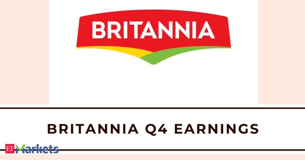 ब्रिटानिया इंडस्ट्रीज Q4 परिणाम: विपक्ष PAT सालाना 4% गिरकर 538 करोड़ रुपये हुआ;  प्रति शेयर 73.5 रुपये का लाभांश घोषित