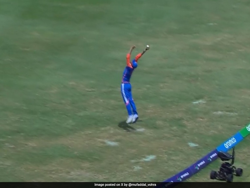 Watch: Axar Patel Takes Sensational Catch Of T20 World Cup To Leave Everyone Stunned