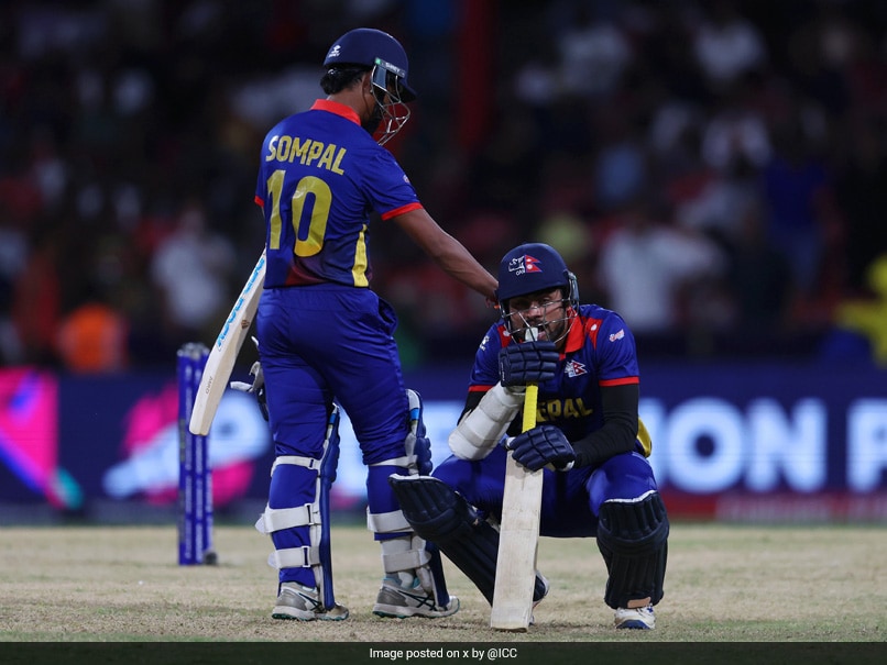 Nepal Star, Run Out On Last Ball, In Tears After 1-Run Loss To South Africa In T20 World Cup