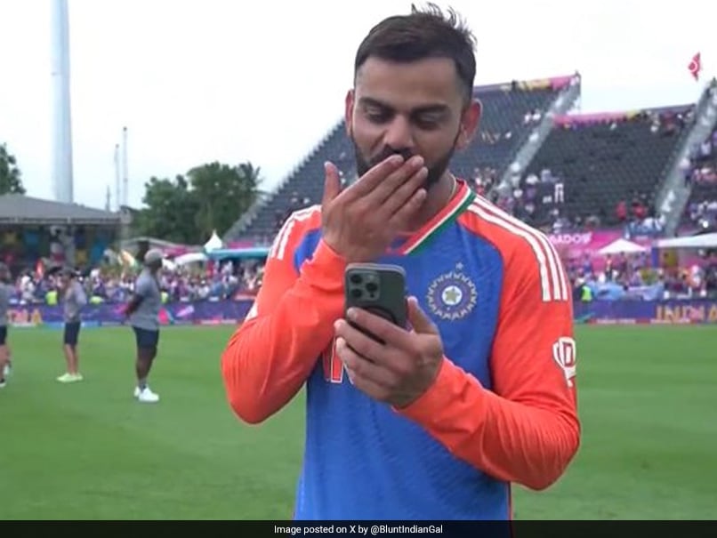 Watch: Virat Kohli In Tears As He Video Calls His Wife And Kids After Indias T20 World Cup Triumph