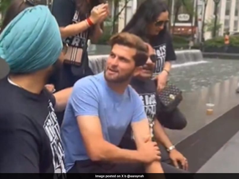 Viral Video: Shaheen Afridis Reaction As Indian Fan Says