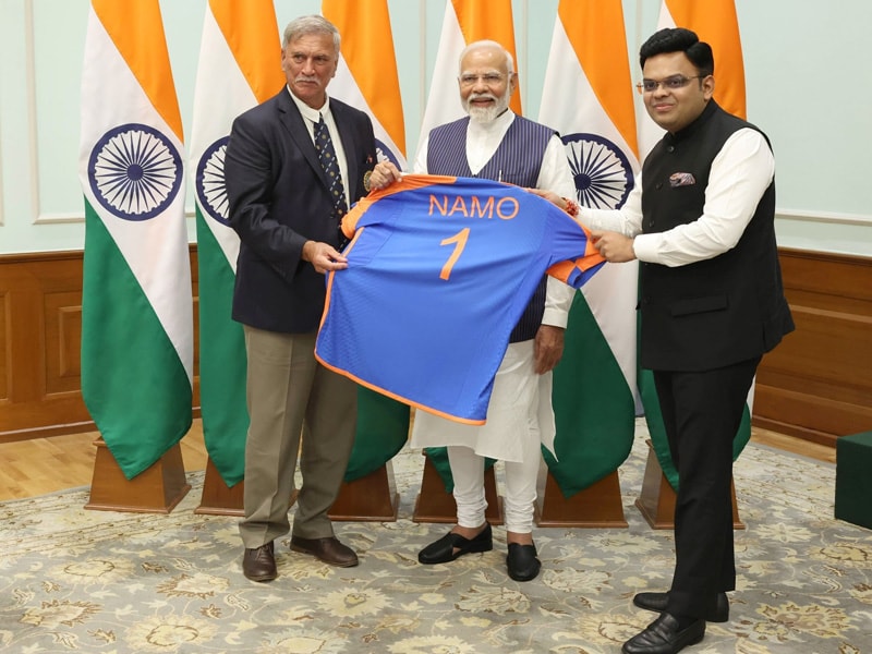 PM Narendra Modi Receives His Own Team India Jersey With A Special Number