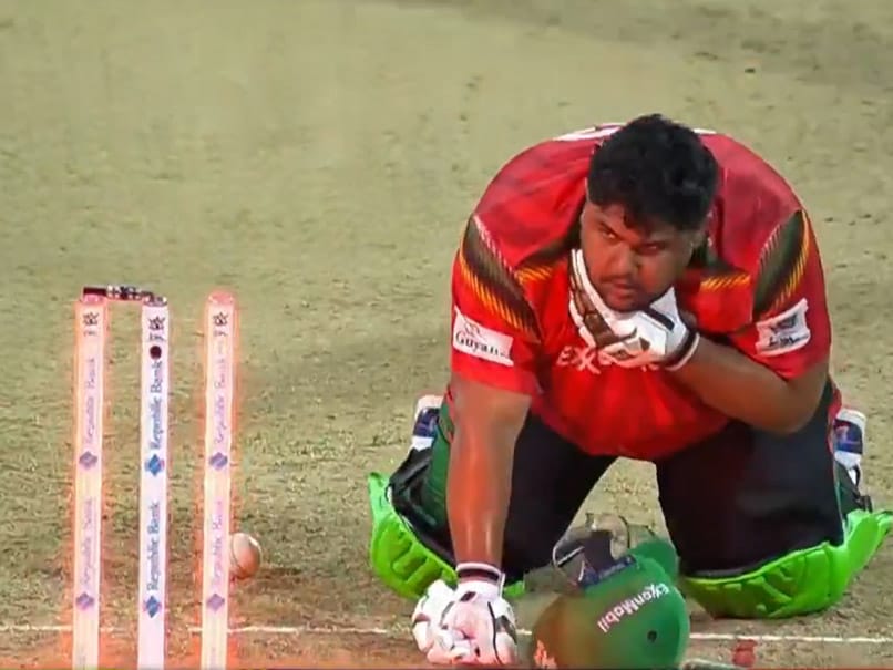 Watch: Azam Khan Holds His Neck In Pain After Bizarre Dismissal In CPL