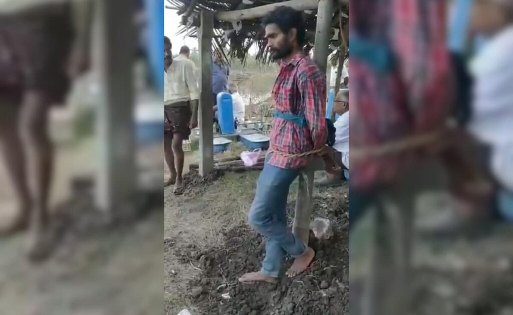 Activist Tied To Pole, Attacked By Aqua Farmers For Opposing Illegal Ponds