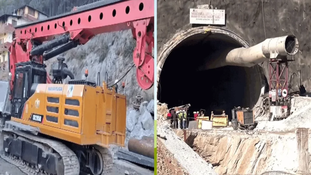 Uttarkashi Tunnel Rescue सिलक्यारा सुरंग में ड्रिलिंग फिर से.webp.webp