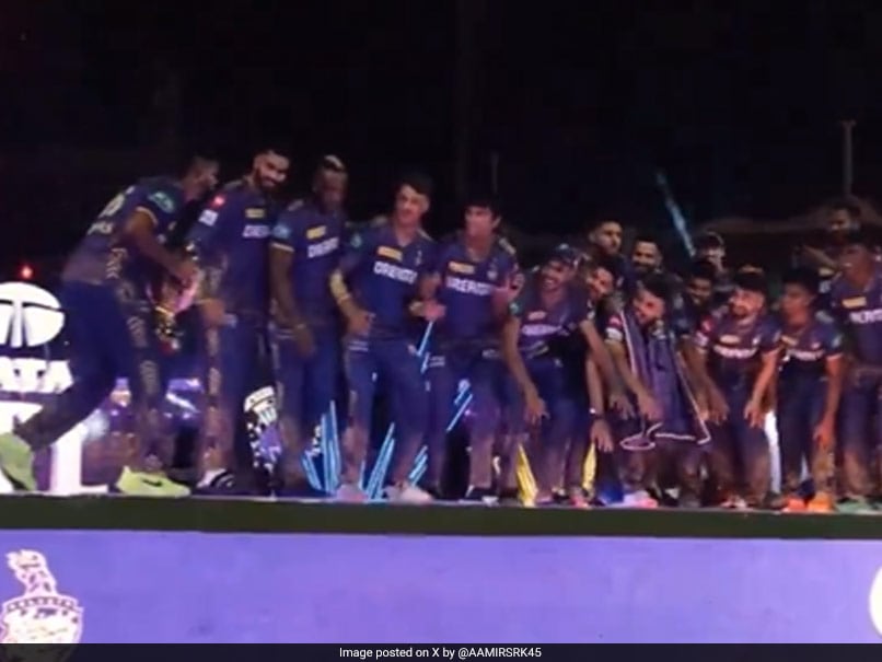 Watch: Shreyas Iyer Recreates Lionel Messis Move To Celebrate KKRs IPL 2024 Triumph