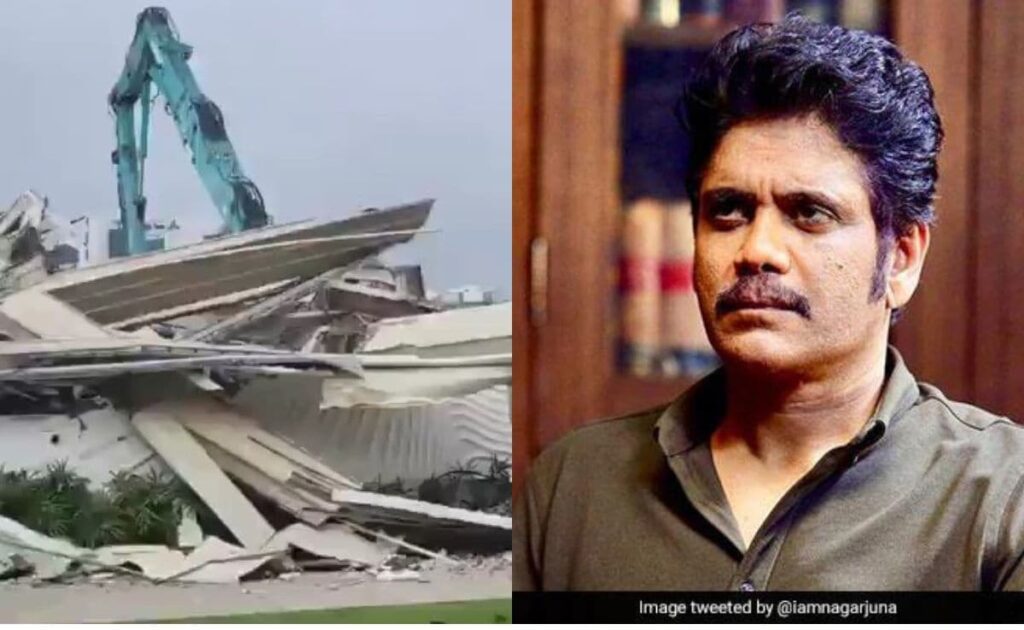 Bulldozer Action On Actor Nagarjuna